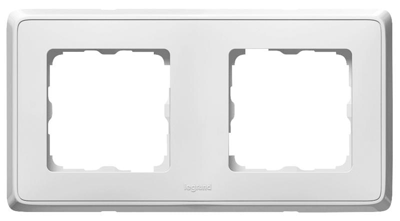 Рамка  CARIVA  2-м бел. Leg773652