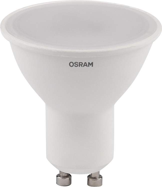Лампа OSRAM LED  7Вт  GU10 3000K 560Лм  спот 220В  4058075581555(замена 60Вт)