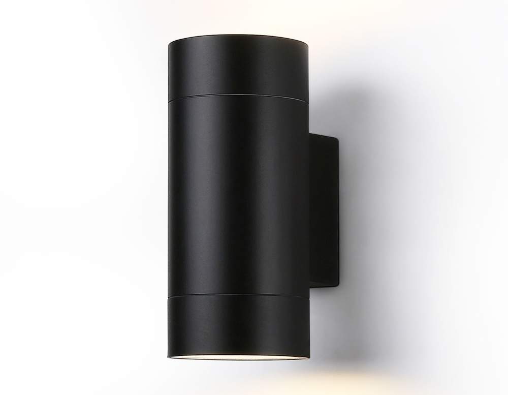 ST3304/2 BK Светильник черный IP54 GX53/2 max 15W 205*90*140