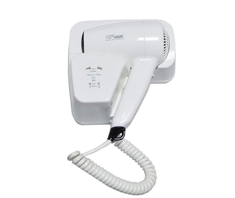 Фен д/волос в ван.ком. с бок. крепл. 1200W  6810
