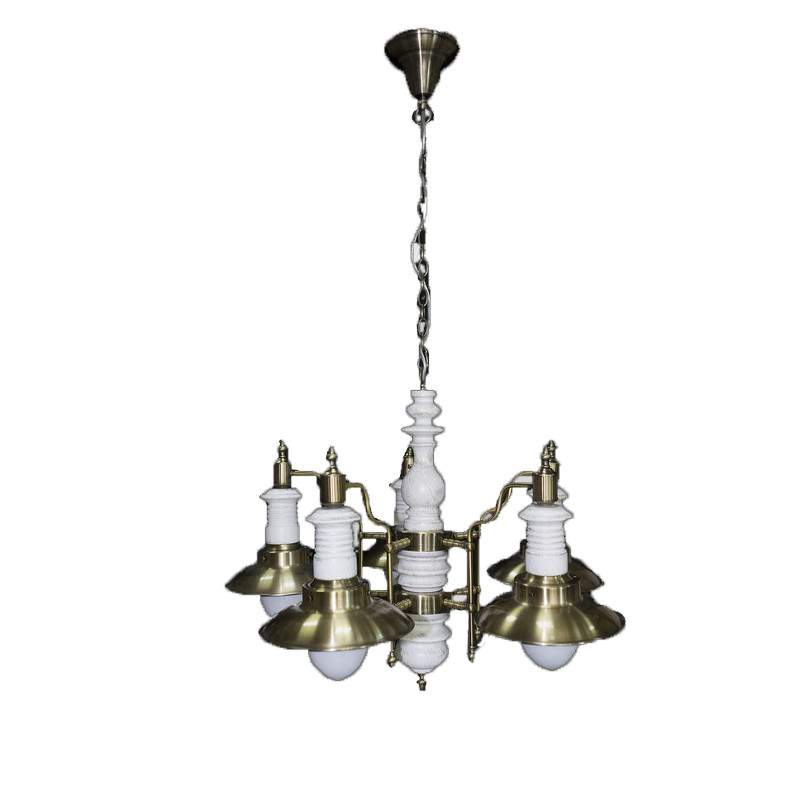 Beluce - ES13302/5W  Люстра  ANTIQUE BRONZE