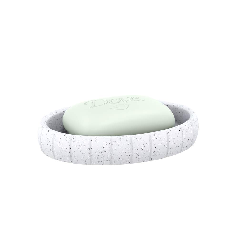 Мыльница настольная,  WAVE, полирезин FOR-WAV036W