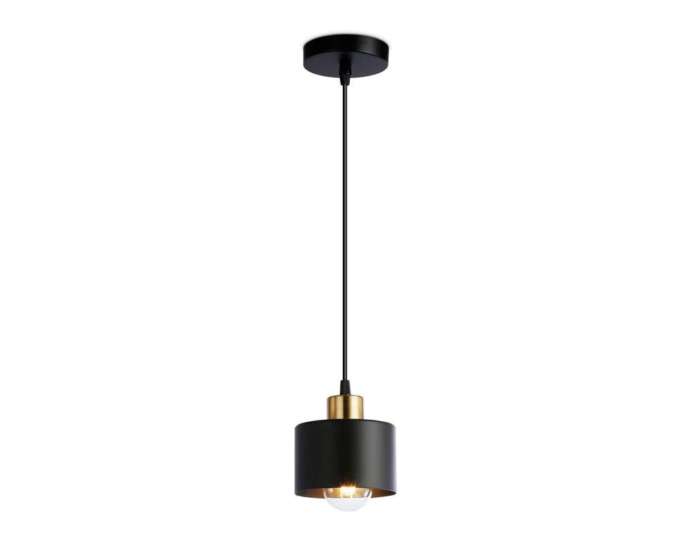 Св-к подвесной TR8113 BK/BS черный/латунь Е27 max 40W 120*940