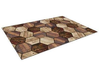 Коврик придверн. влаговпит. SHAHINTEX  DIGITAL PRINT Паркет 60*120 в ассортименте