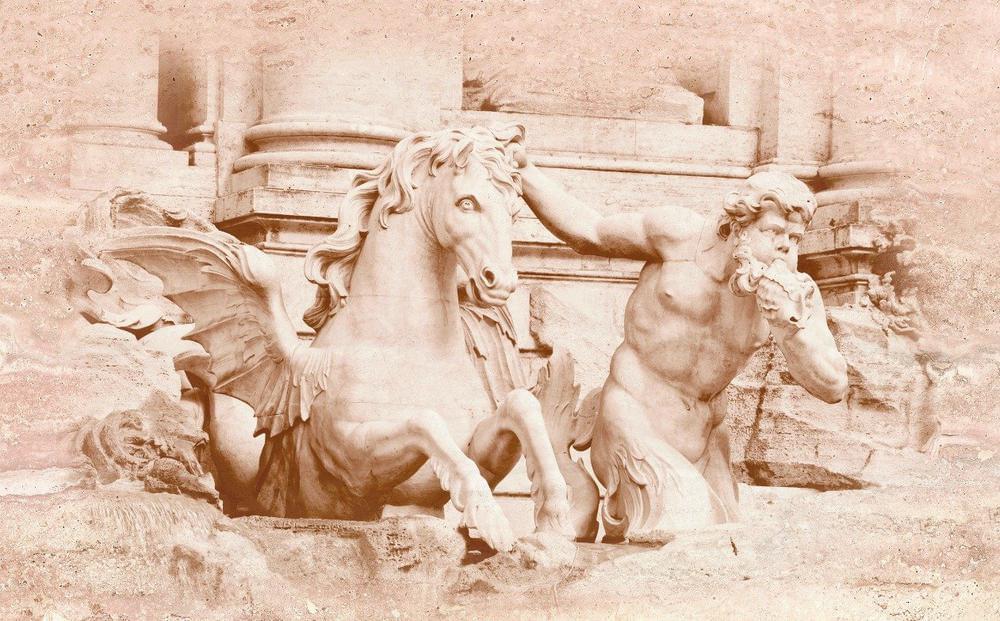 Travertin Fontana di Trevi №1 250х400 Декор