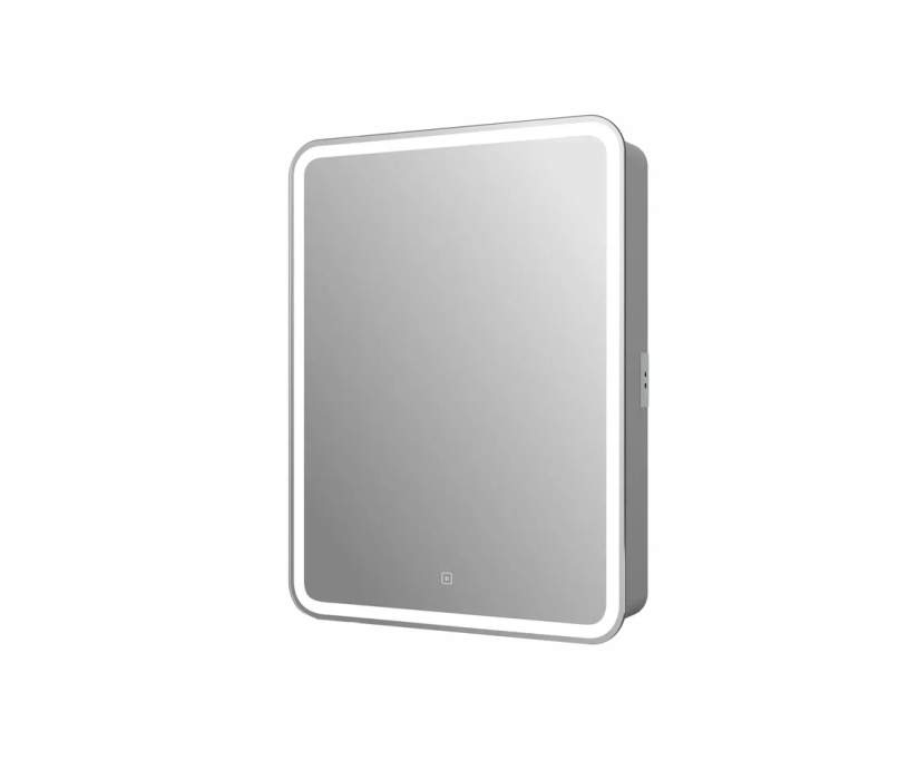 Шкаф-зеркало Elliott LED 60*80 св. лев. с розет. МВК017