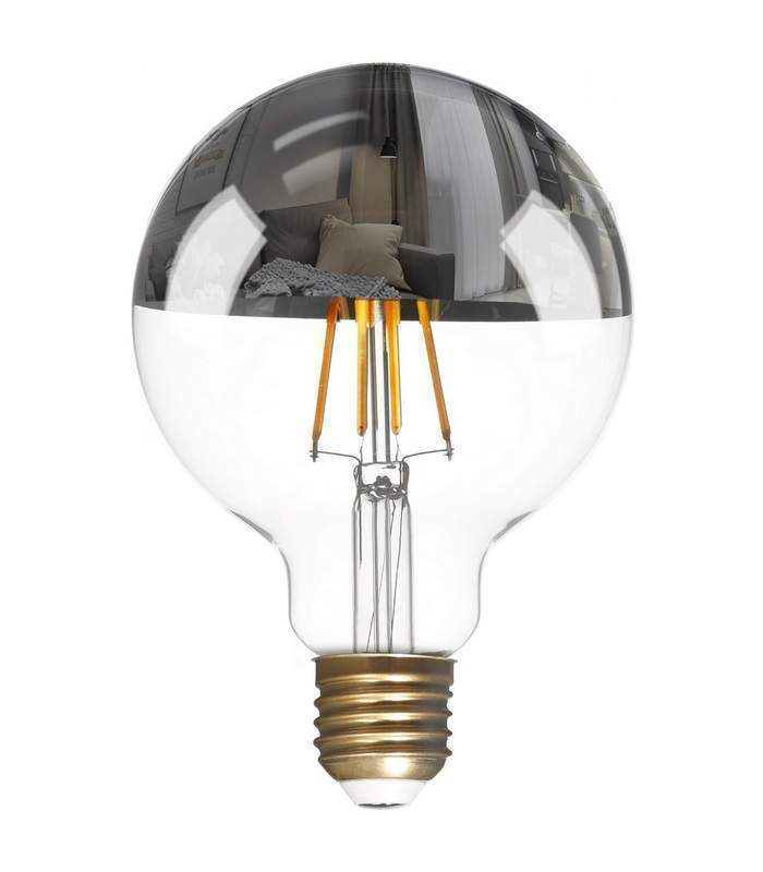 Лампа Smartbuy G95Хром-7W/3000/E27  SBL-G95ChromeArt-7-30k-E27