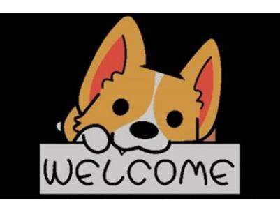 Коврик придверный  60х90 ПВХ Welcome