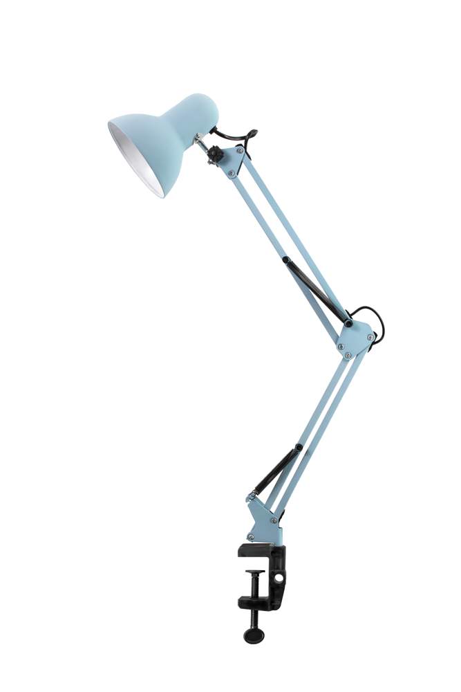 Светильник настольный MT2012 на струбц.60Вт Е27 голубая глазурь