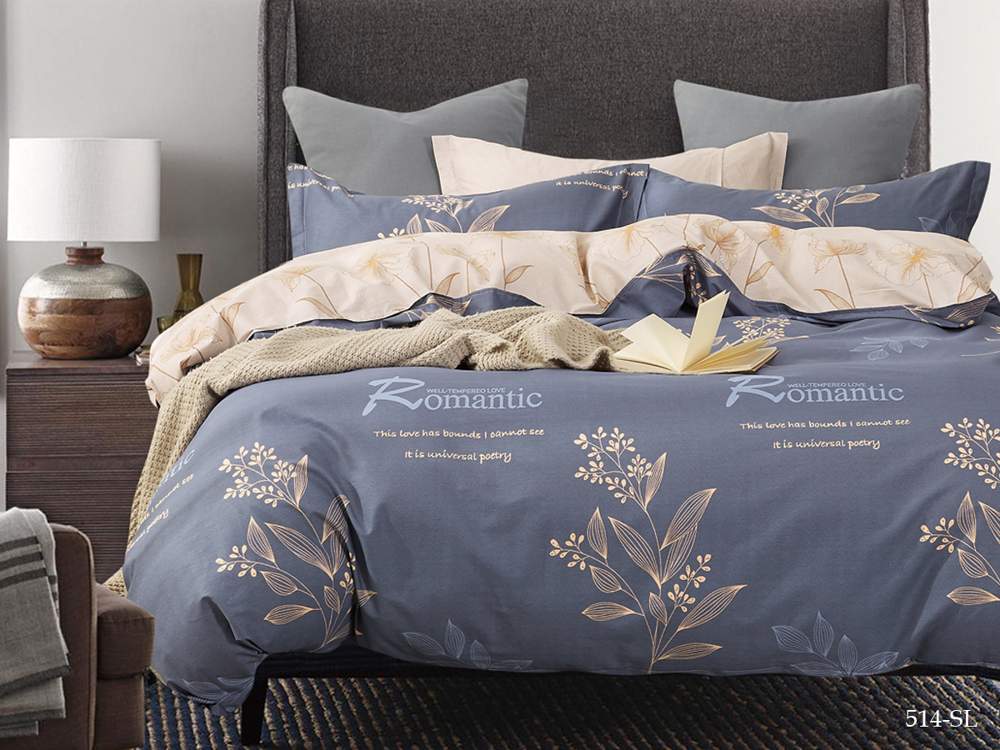 CLEO КПБ Satin Lux набивной дуэт (50*70*2 70*70*2)  41/514-SL