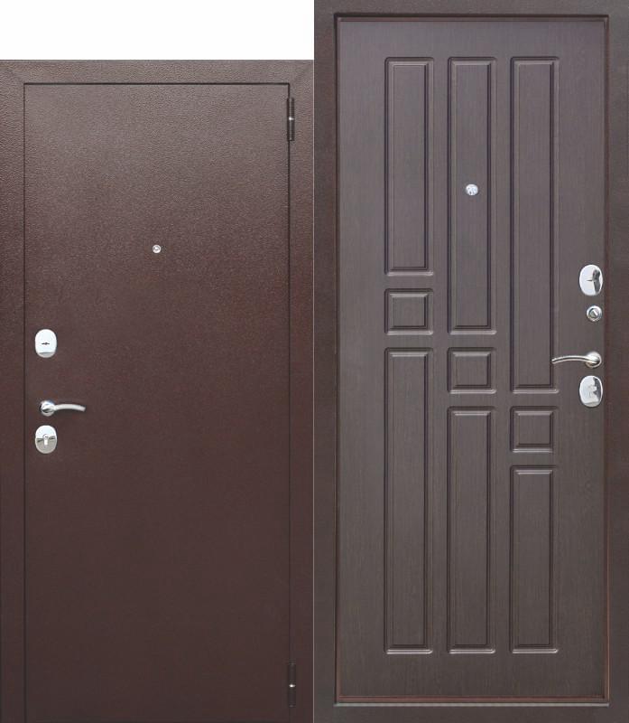 Дверь металлическая Гарда  8мм  муар Венге  960 R