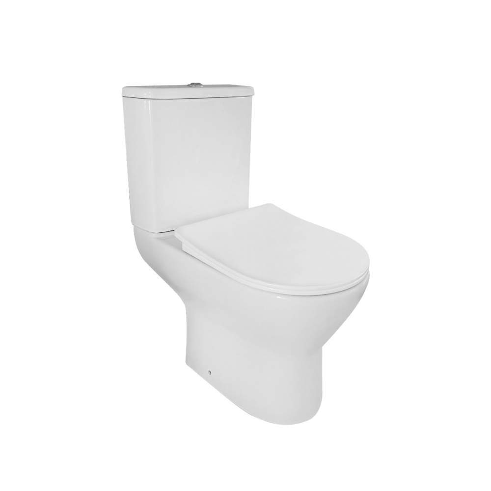 Компакт  RD-8132  Leonardo open-back  Rimless сиденье полипропилен , белый  HN