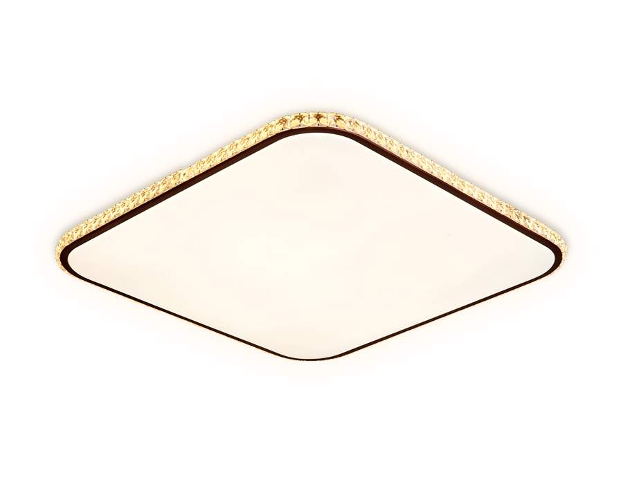 FF76 WH/CF белый/кофе  72W+30W  D490*60 Светильник с пультом (ПДУ ИК) 