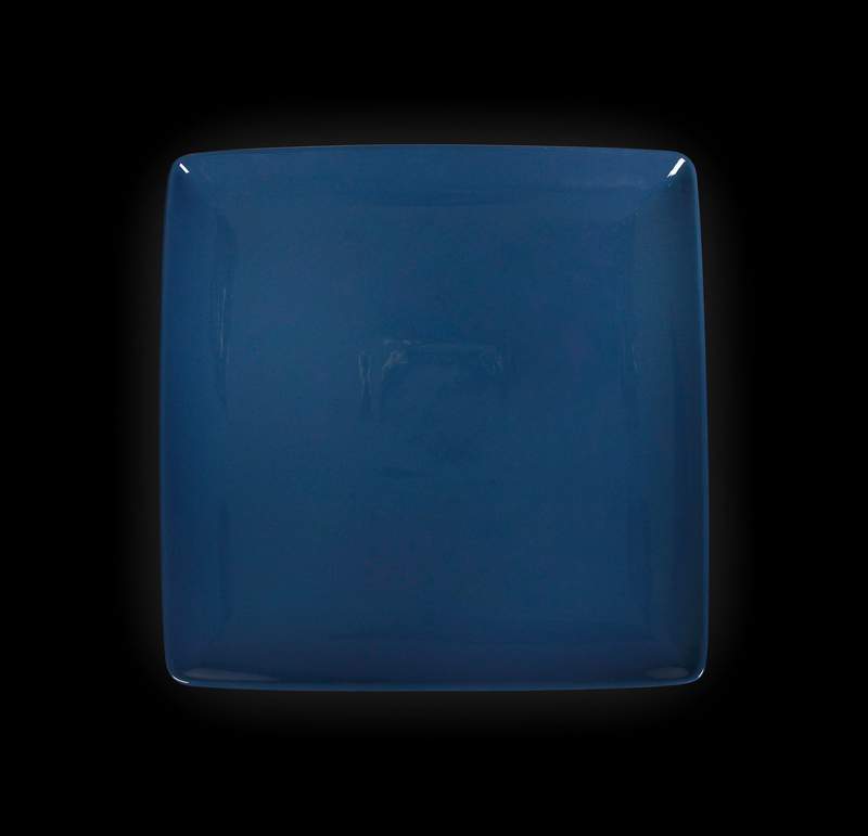 CORONE Colore синий Блюдо фк020/4 квадратное 264х264х23мм 
