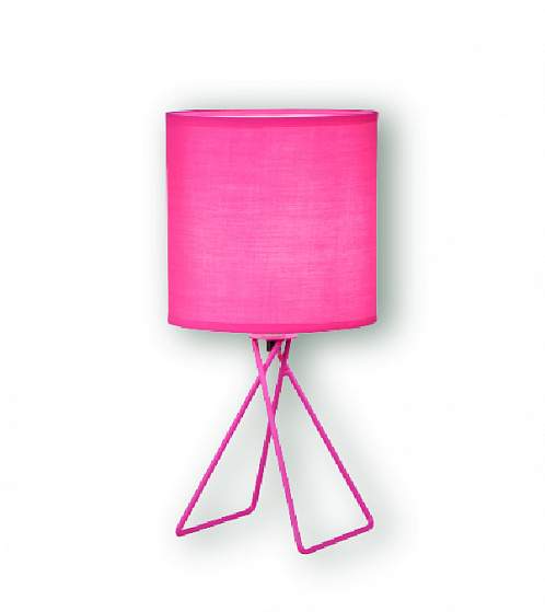 Св-к настольный декорат. "Лофт" розовый Е14 Фарлайт  FAR002329