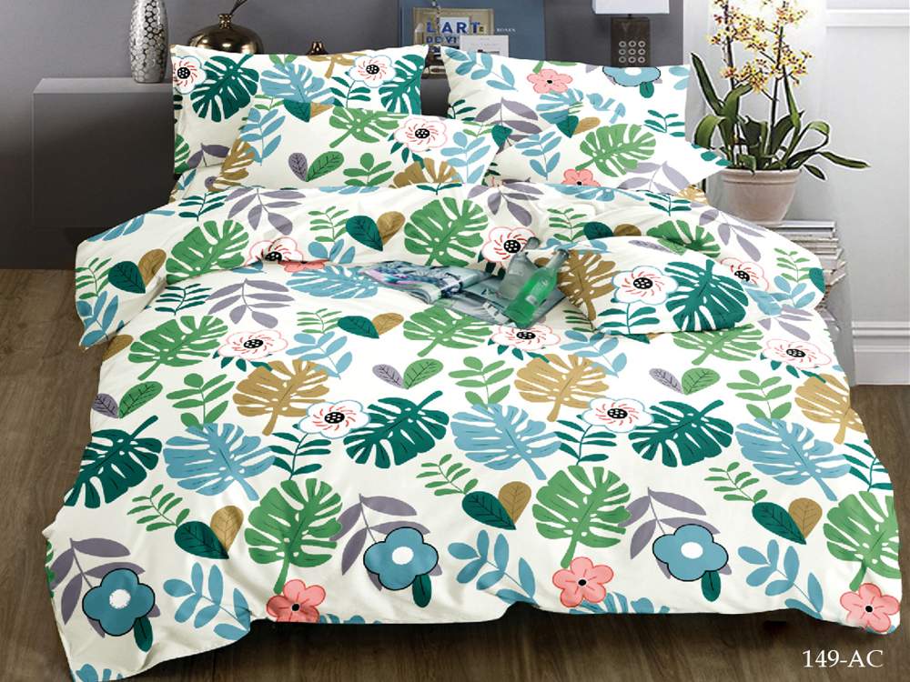 CLEO КПБ полисатин Art Color 1,5сп ( 70*70*2) 20% хлопок/40% вискоза/40% ПЭ 15/149-AC 
