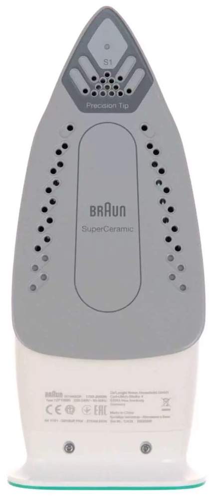 Утюг Braun SI 1040 GR зеленый автоотключение 2000Вт, 120г/мин