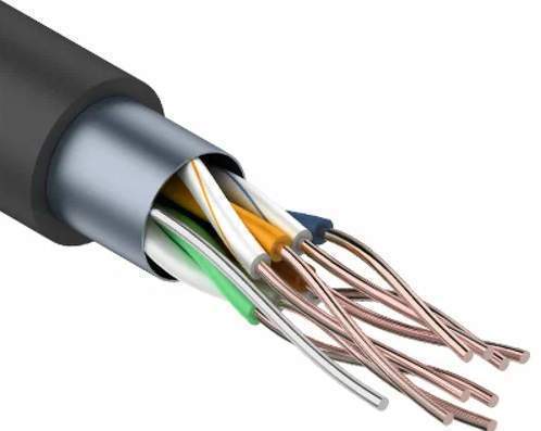 Кабель UTP  4х2х24AWG наруж. черный (305м) ITK витая пара 01-0046