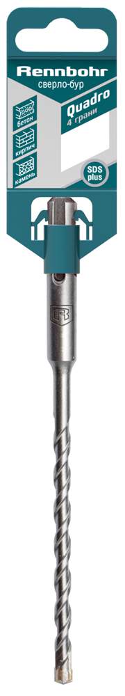 Бур* SDS+Rennbohr Quadro 4 грани 8х310   510831