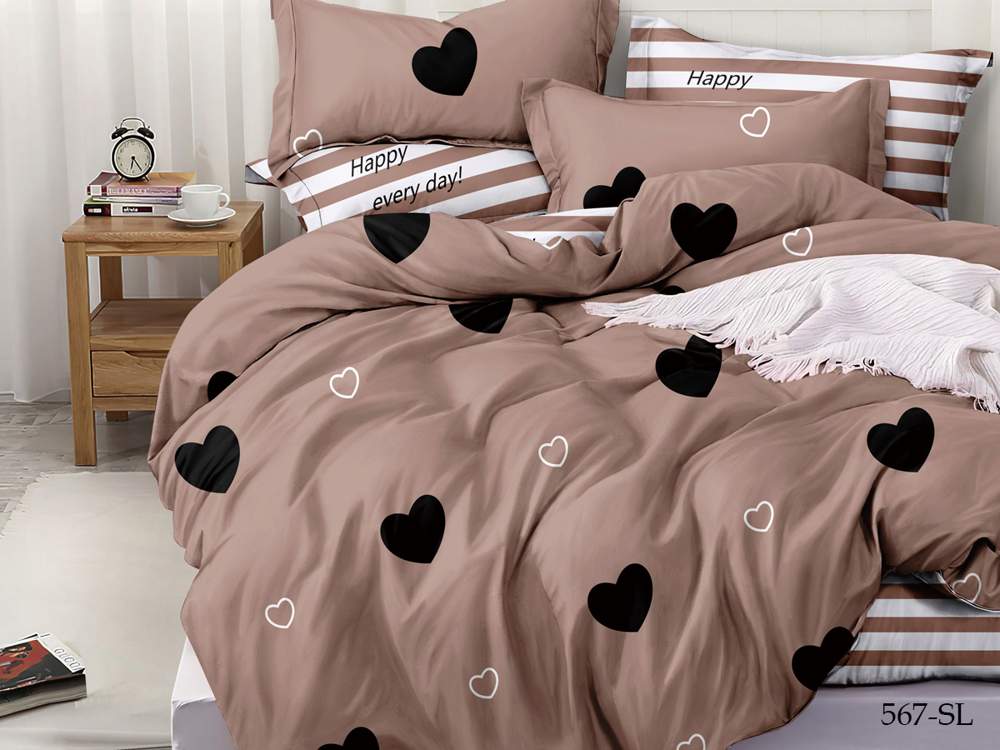 CLEO КПБ Satin Lux набивной дуэт (50*70*2 70*70*2)  41/567-SL