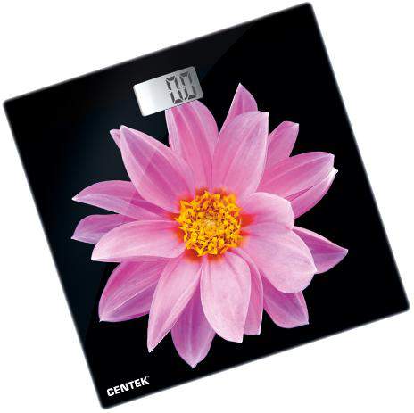 Весы Centek CT-2416 напольные  pink flower