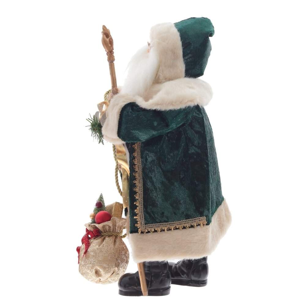 REMECO COLLECTION Дед Мороз 812828 изумруд/золото 27х18х45см