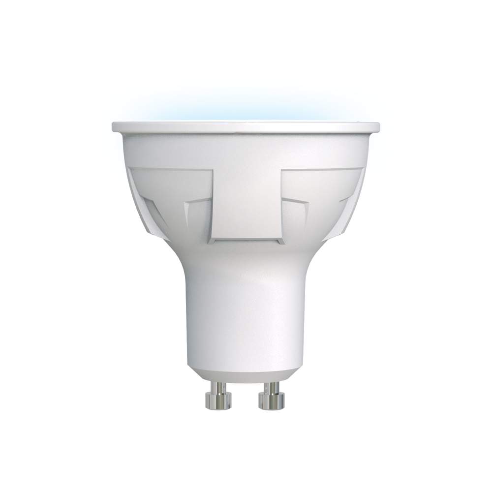 Лампа Uniel LED-JCDR-6W/NW/GU10/FR PLP01WH Яркая  UL-00002421