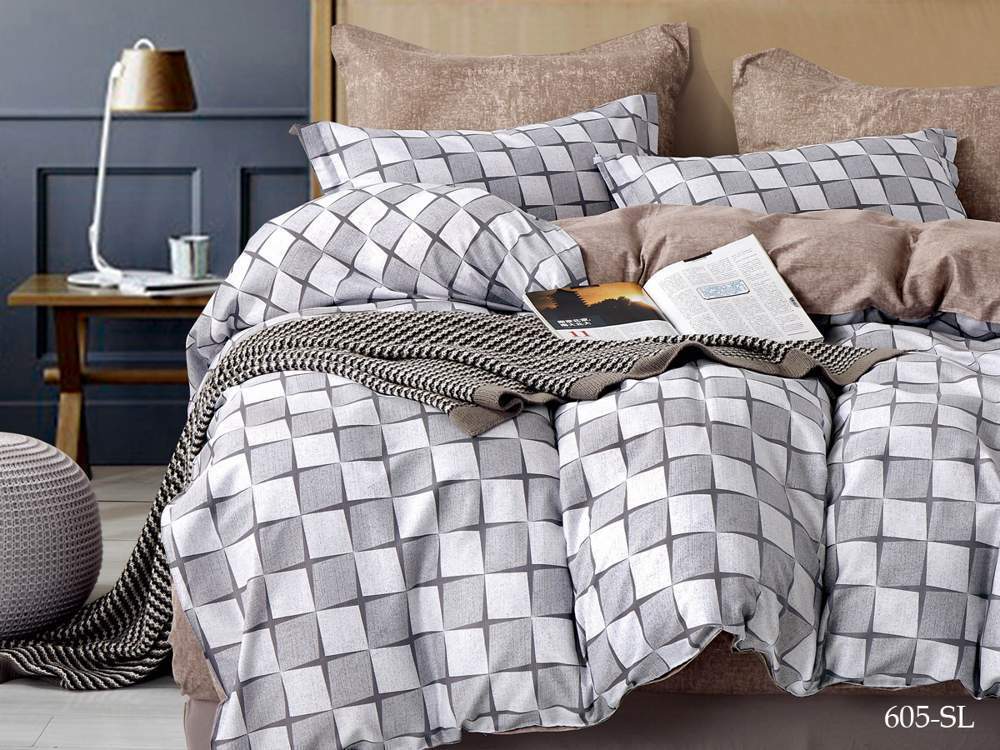 CLEO КПБ Satin Lux набивной дуэт (50*70*2 70*70*2)  41/605-SL
