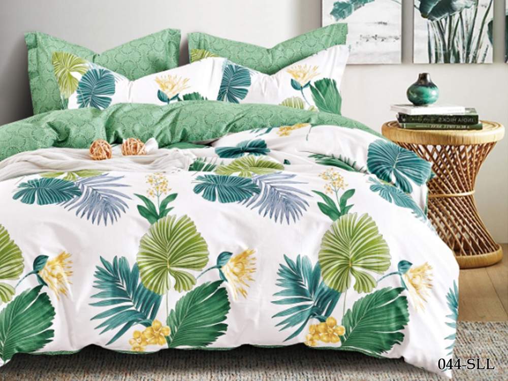 CLEO КПБ Satin Lux набивной евро (50х70-2шт)  32/044-SLL крафт коробка 