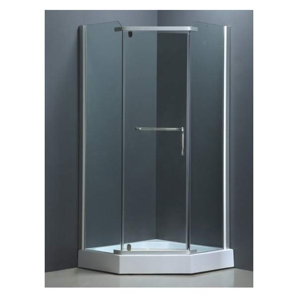 Душевая кабина (уголок) AOCLEAR 90/200 А-032 Н/П прозр/хр Трапеция