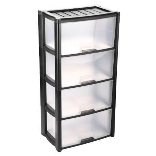 Комод 4-х секц. Колорит черный М7925/312864