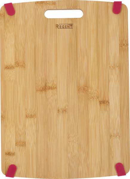 REGENT INOX Linea Bamboo Доска разделочная 93-BM-4-02.3 бамбук/силикон 39х28х1,5см 