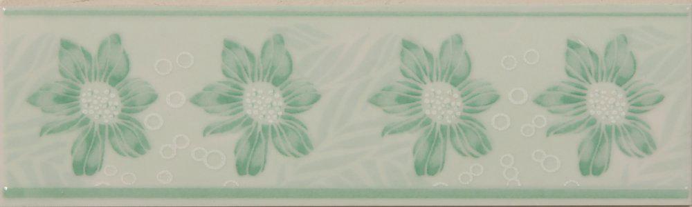 Георгин  200х60 фриз бордюр зеленый 1с