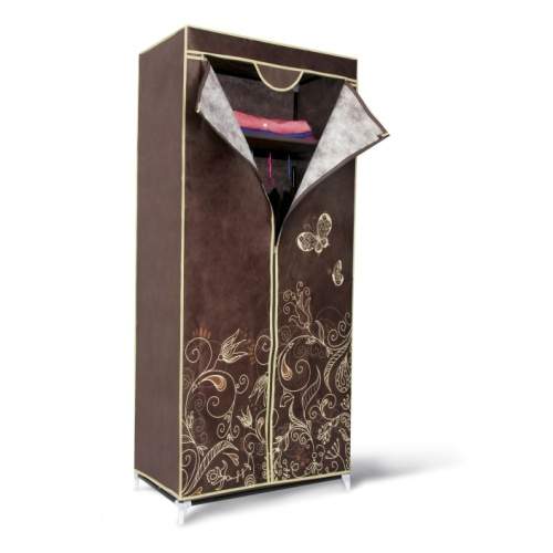 Вешалка-гардероб с чехлом    700х440мм  h1550  нагр.19кг  SHT-WR2012-1 темн-кор.