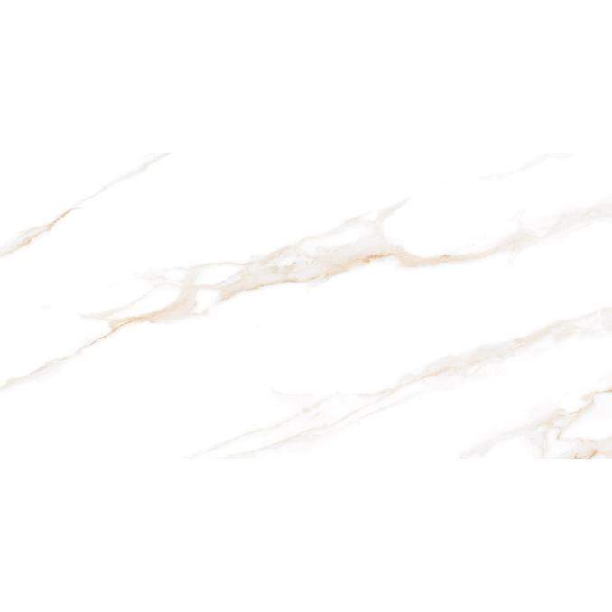 Калакатта Регал Голд / Calacatta Regal Gold Керамогранит белый 600х1200 Полированный