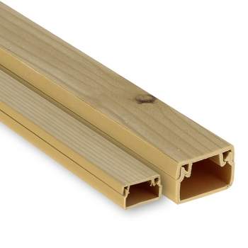 Кабель-канал 100х40 L2000 пластик PROxima EKF kk-100-40w свет. дерево