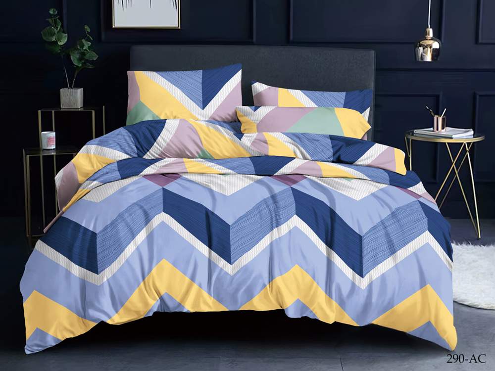 CLEO КПБ полисатин Art Color 1,5сп ( 70*70*2) 20% хлопок/40% вискоза/40% ПЭ 15/290-AC 