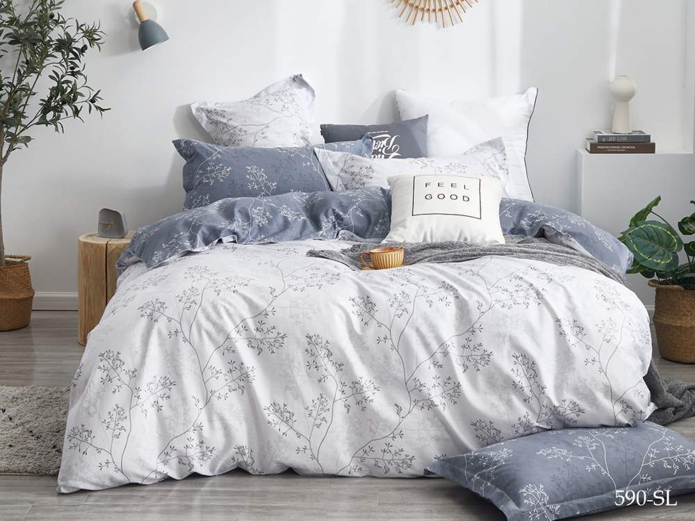 CLEO КПБ Satin Lux набивной дуэт (50*70*2 70*70*2)  41/590-SL