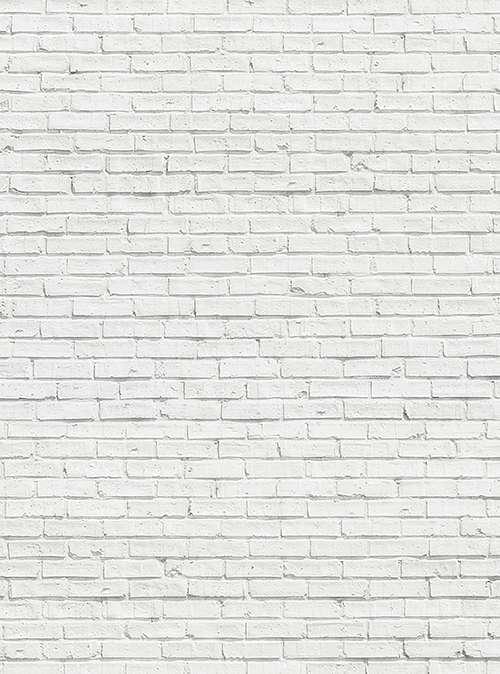 Фотопанно DIVINO DECOR  С1/Б1-232  Кирпичная стена  белая  200х270