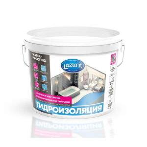 Гидроизоляция LAZURIT  белая 1,25кг