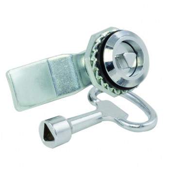 Замок метал. треугольник  IP54 PROxima EKF 22-25/46