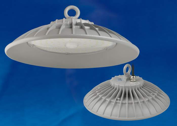 Светильник с/д Uniel ULY-U33C-200W/DW  SILVER  IP65 промышлен. 120гр. UL-00003178