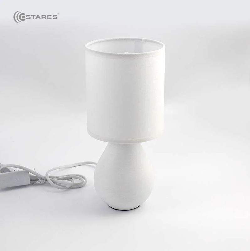 Лампа настольная BETA 1xE14 R-100x120x275-WHITE/WHITE-220-IP20