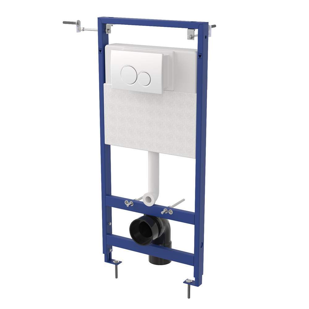 Система инсталяции Sole д/подвес.унитаза узкая (360мм)(монтаж.ком-т б/з клавиши)