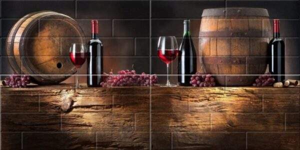 Брик  панно  кремовый  600х1200