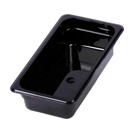 LUXSTAHL Гастроемкость поликарбонат GN1/3 327х176х100мм 4л черная кт0407 (24)