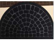 Коврик придверный  60х90 Steen полукруг в ассорт.