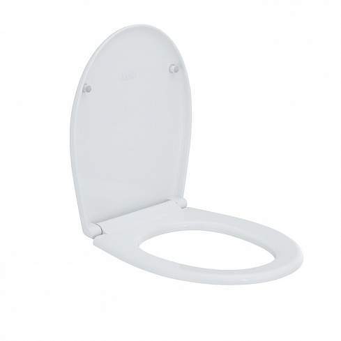 Сиденье д/унитаза из пропилена  Soft Close 004  белое, 004PPS3i31