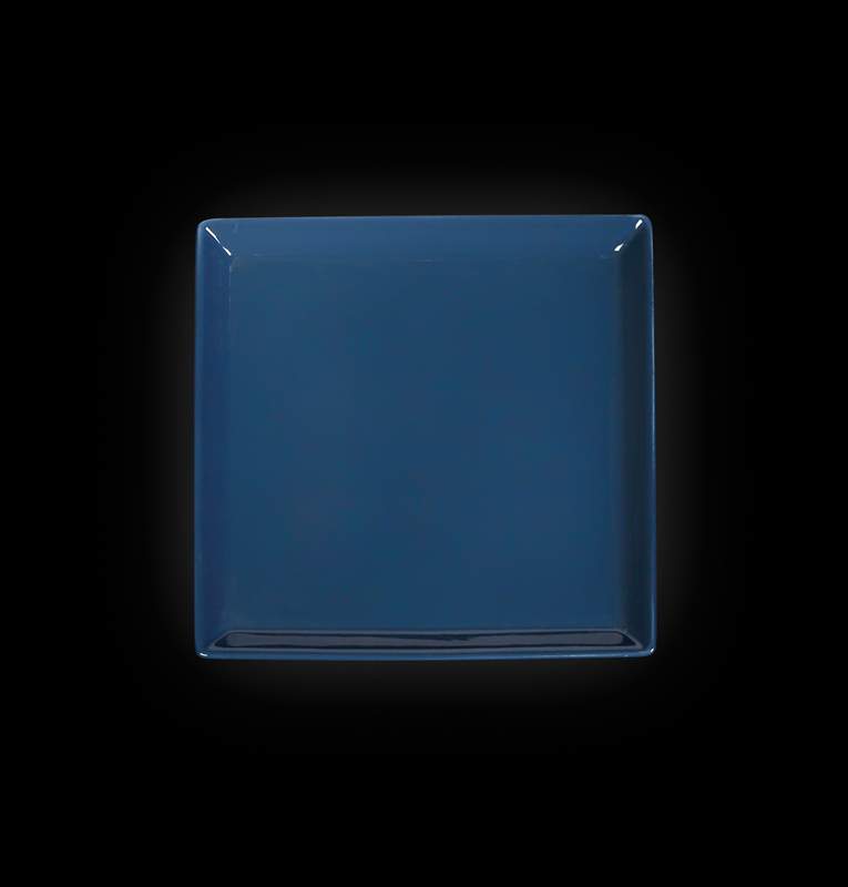 CORONE Colore синий Тарелка фк663/4 квадратная 275мм 