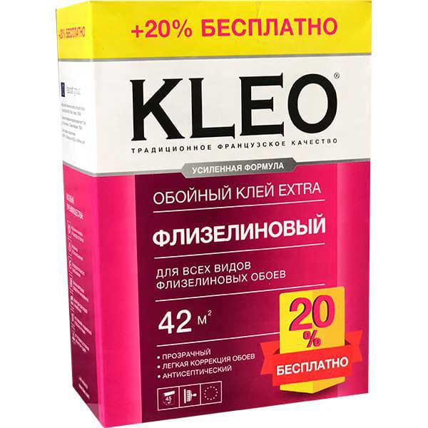 Клей KLEO EXTRA 35 для флизелиновых обоев, сыпучий 250гр + 20%  бесплатно, на 42м3